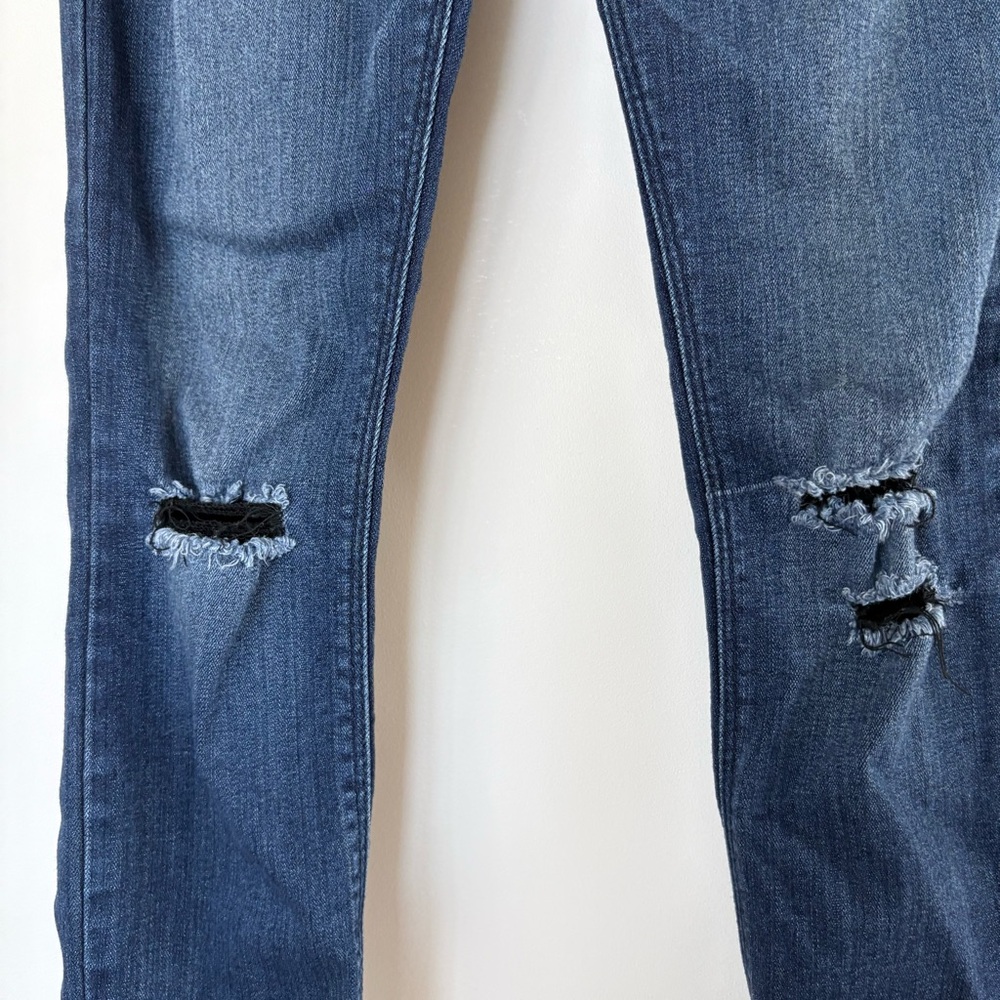 Pistola Women's Blue Distressed Skinny Jeans - Picture 6 of 13